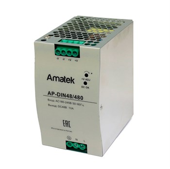 AP-DIN48/480  - блок питания 48В / 10А / 480Вт стабилизированный 7001009